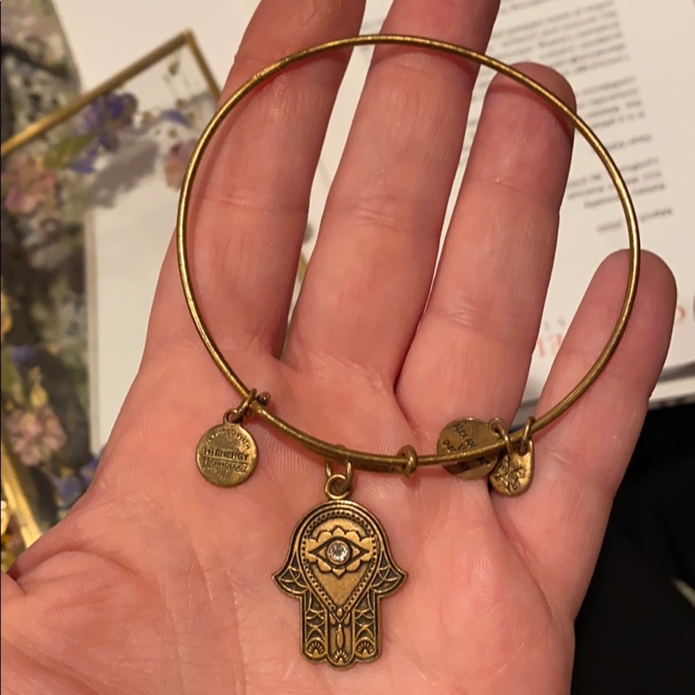 Hamsa Alex and Ani bracelet